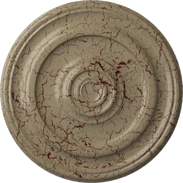Ekena Millwork Kepler Traditional Medallion (For Canopies up to 5 1/4"), 23 5/8"OD x 1 3/4"P, Gobi Desert Crackle CM24KPGDC - main
